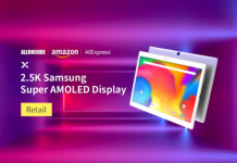 Первый китайский планшет с экраном Samsung Super AMOLED поступает в продажу